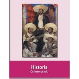 Libro de Historia de quinto grado de primaria de la SEP – Descarga en PDF